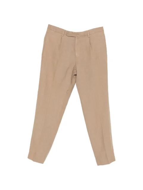 belt-loops trousers by DELL'OGLIO