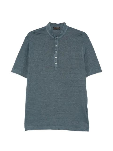 button-down T-shirt by DELL'OGLIO
