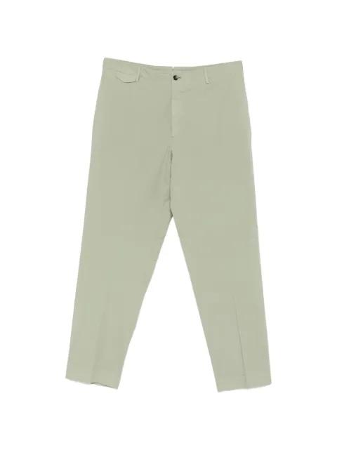 button-fastening trousers by DELL'OGLIO
