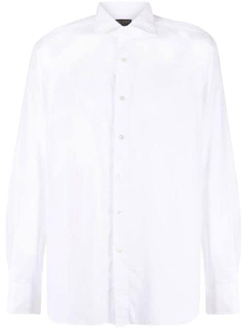 button-up cotton shirt by DELL'OGLIO
