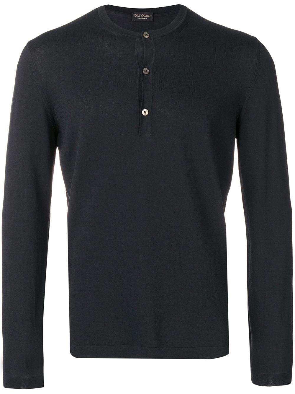 button up knitted jumper by DELL'OGLIO