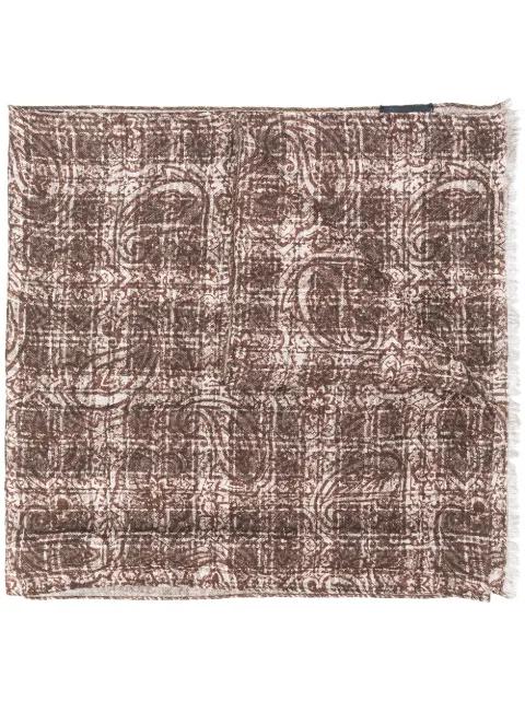 checked scarf by DELL'OGLIO