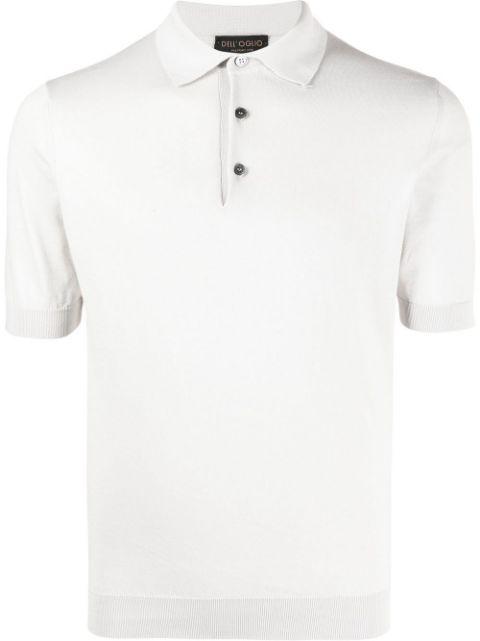 cotton short-sleeve polo shirt by DELL'OGLIO