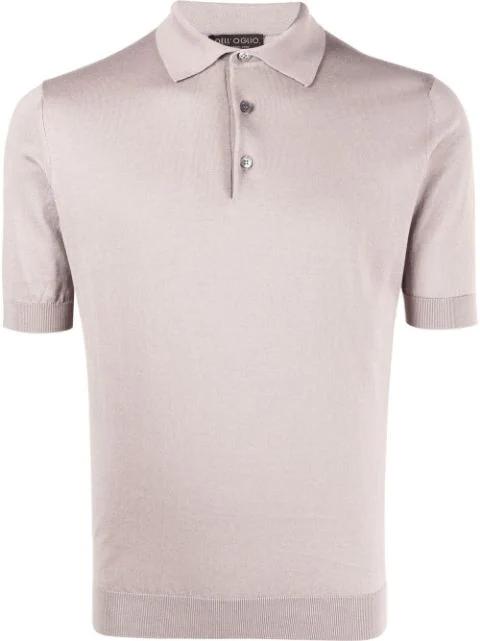 cotton short-sleeve polo shirt by DELL'OGLIO