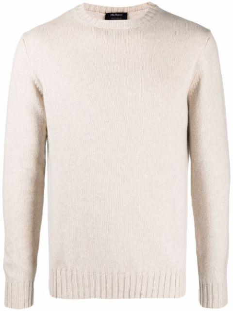 crew neck cashmere jumper by DELL'OGLIO