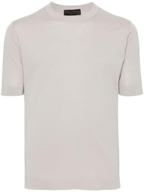 crew-neck cotton T-shirt by DELL'OGLIO
