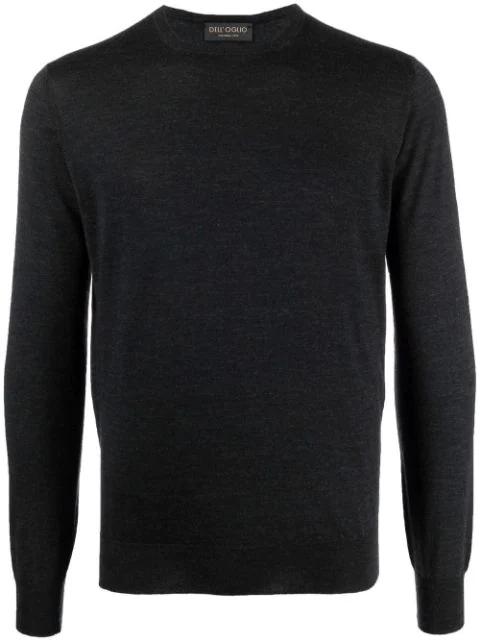 crew neck jumper by DELL'OGLIO