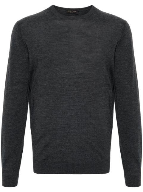 crew-neck merino-wool jumper by DELL'OGLIO