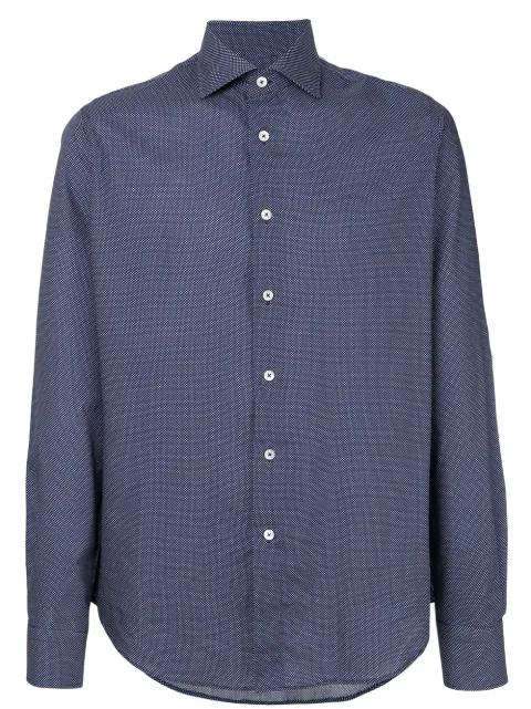 dotted print shirt by DELL'OGLIO