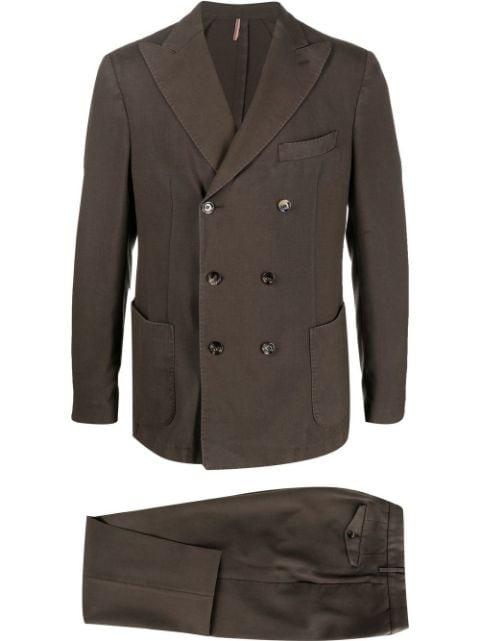 double-breasted suit by DELL'OGLIO