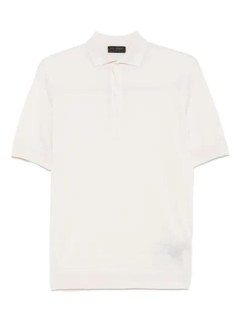 fine-knit polo shirt by DELL'OGLIO