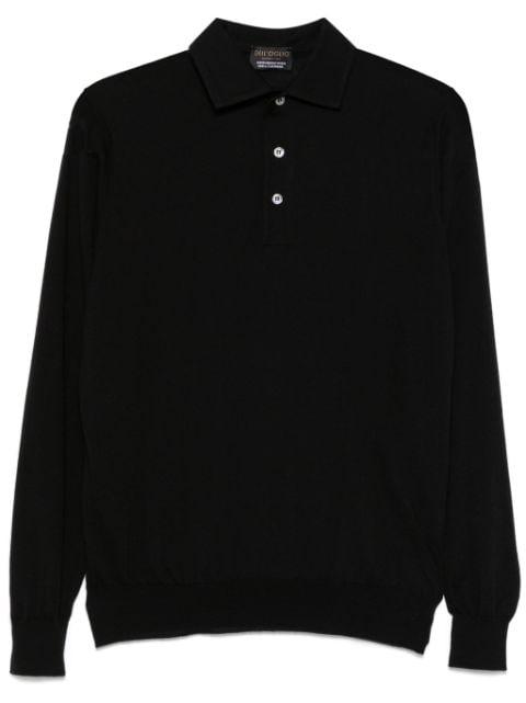 fine-knit polo shirt by DELL'OGLIO