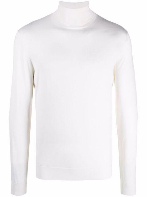 fine knit rollneck jumper by DELL'OGLIO