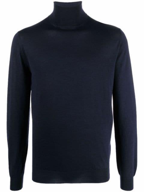 fine knit rollneck jumper by DELL'OGLIO