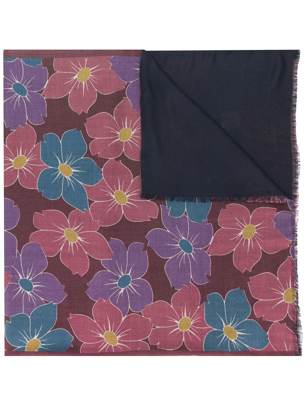 floral print scarf by DELL'OGLIO