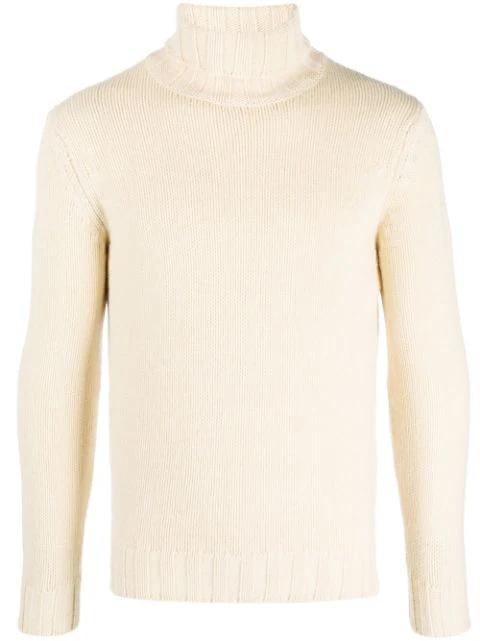 knitted wool jumper by DELL'OGLIO