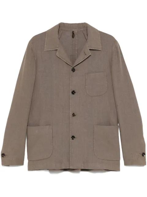 linen blazer by DELL'OGLIO