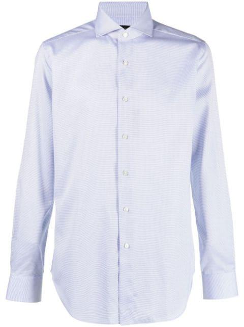 long-sleeve button-up shirt by DELL'OGLIO