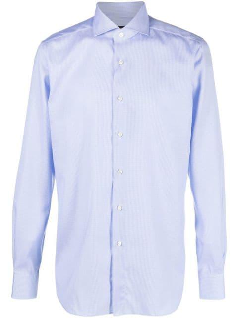 long-sleeve cotton shirt by DELL'OGLIO