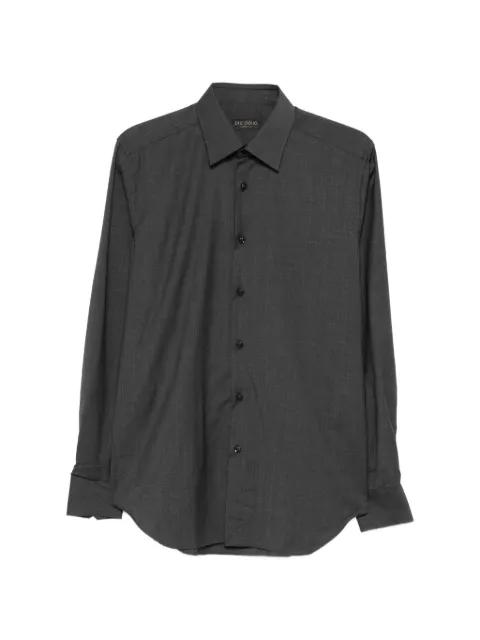 melange buttoned shirt by DELL'OGLIO