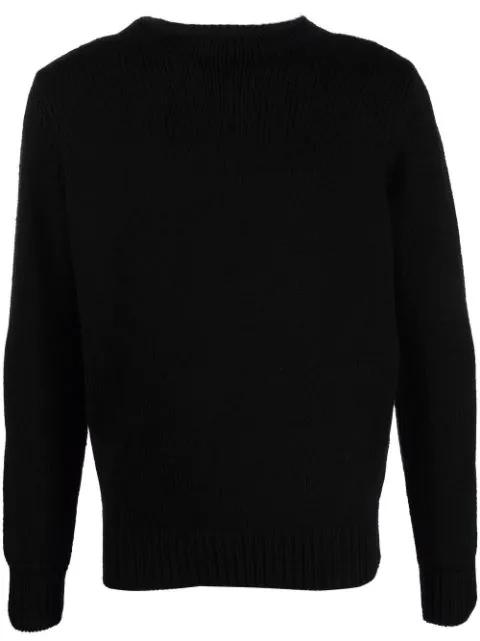 merino knit crew neck jumper by DELL'OGLIO