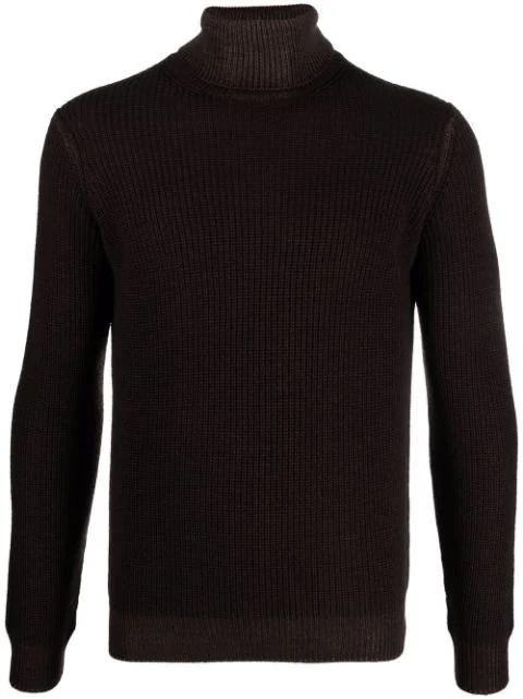 merino knit rollneck jumper by DELL'OGLIO