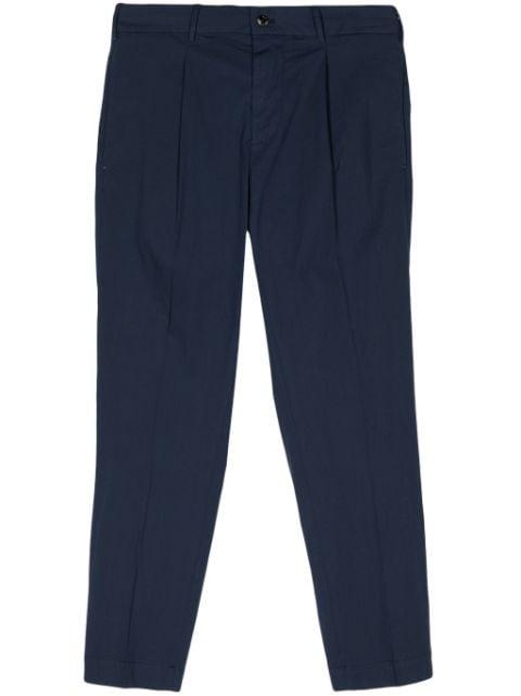 mid-rise tapered chinos by DELL'OGLIO
