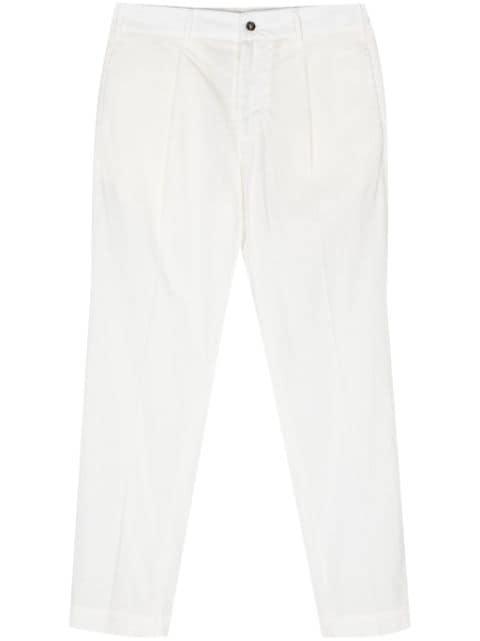 mid-rise tapered-leg chinos by DELL'OGLIO