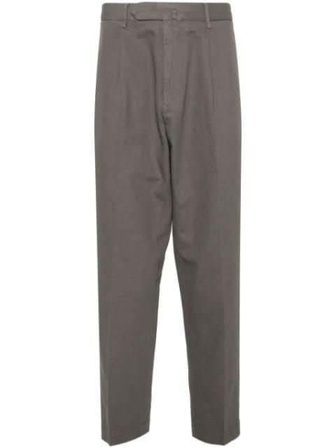 mid-rise twill chinos by DELL'OGLIO