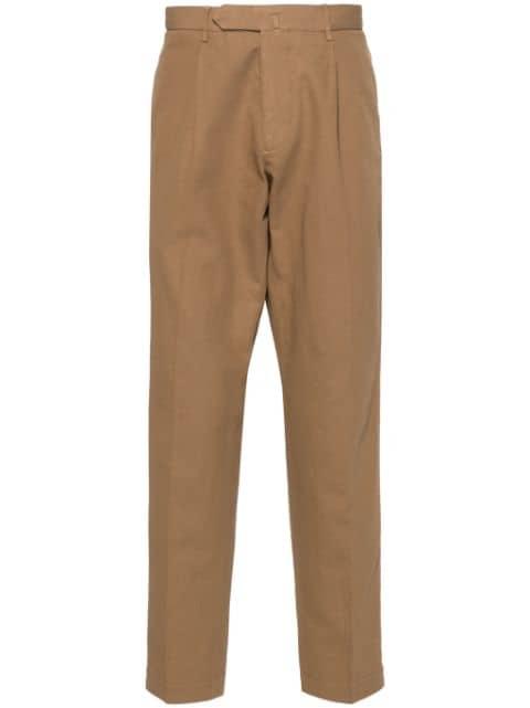 mid-rise twill chinos by DELL'OGLIO