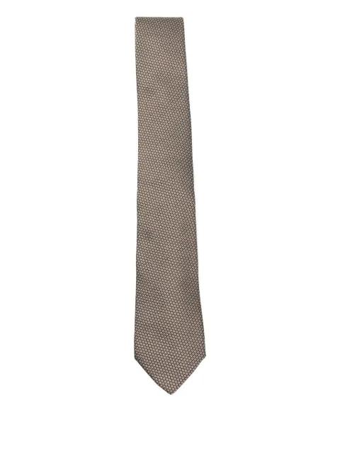 patterned tie by DELL'OGLIO