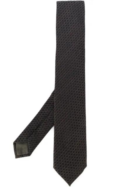 patterned tie by DELL'OGLIO