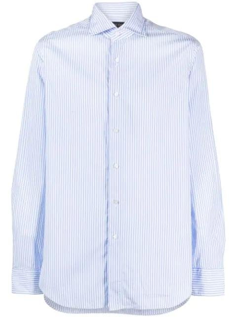 pinstripe long-sleeved shirt by DELL'OGLIO