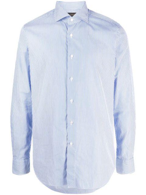 pinstripe long-sleeved shirt by DELL'OGLIO