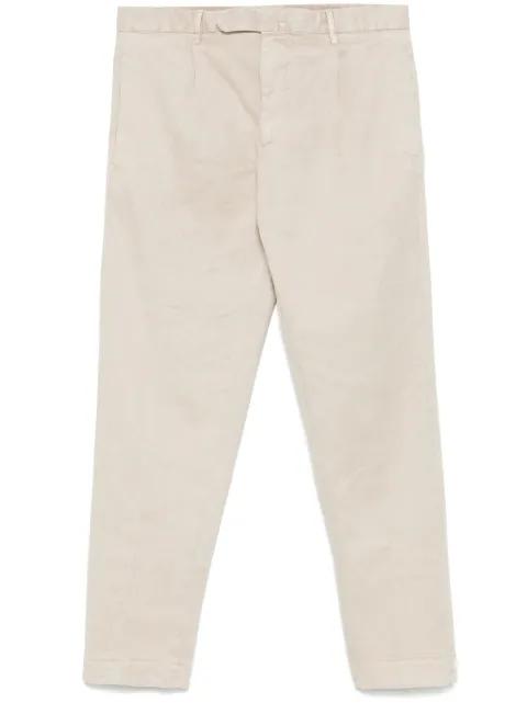 pleat-detail trousers by DELL'OGLIO