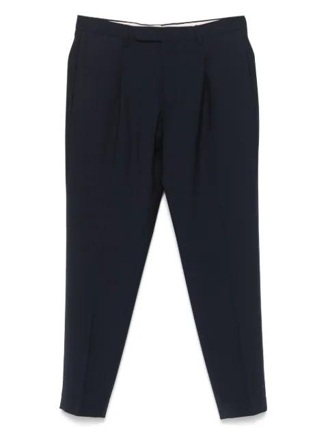 pleat-detail trousers by DELL'OGLIO