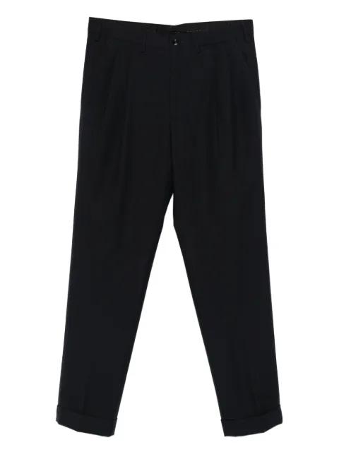 pleated cuffed trousers by DELL'OGLIO