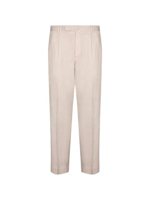 pleated-detail trousers by DELL'OGLIO