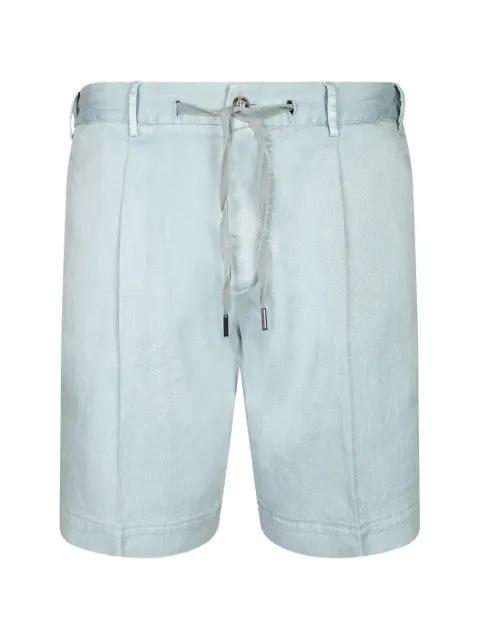 pleated drawstring shorts by DELL'OGLIO