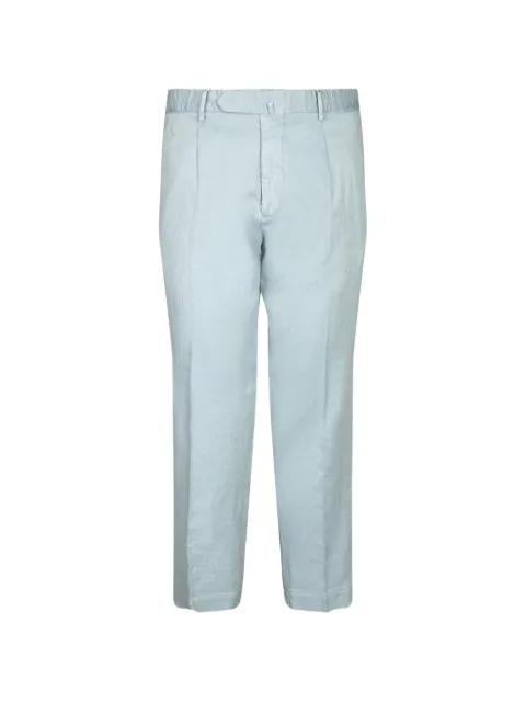 pleated straight-leg trousers by DELL'OGLIO