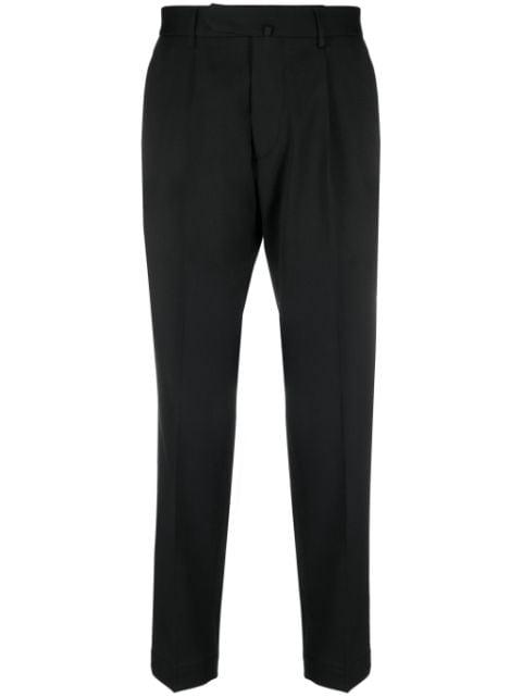 pleated tapered trousers by DELL'OGLIO