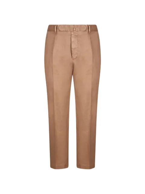 pressed-crease tailored trousers by DELL'OGLIO