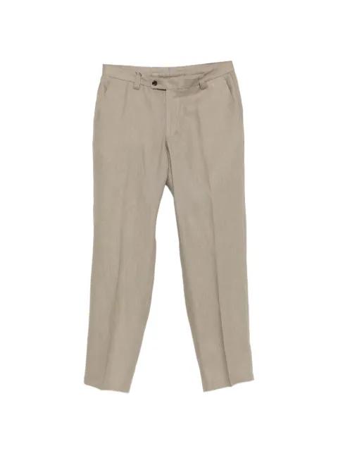 pressed-crease trousers by DELL'OGLIO