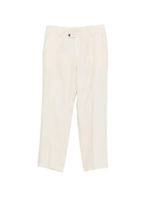 pressed-crease trousers by DELL'OGLIO