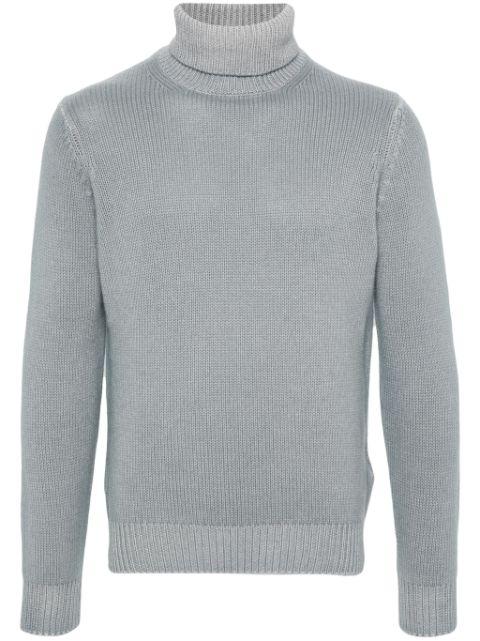 roll neck knit jumper by DELL'OGLIO