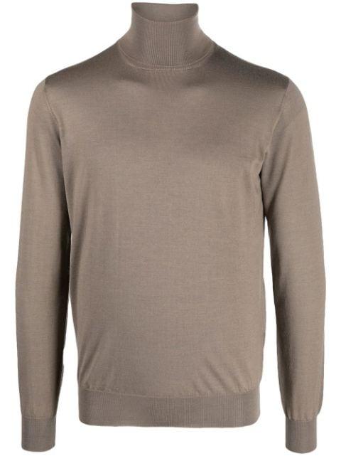 roll neck knit jumper by DELL'OGLIO