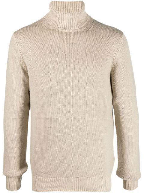 roll neck knit jumper by DELL'OGLIO