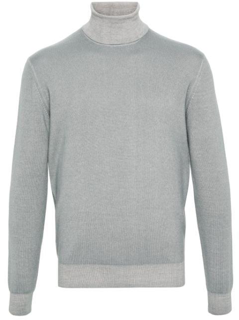 roll neck knitted jumper by DELL'OGLIO