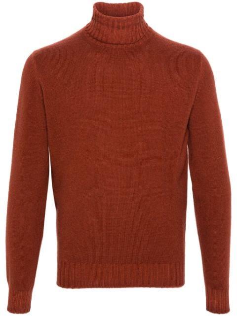 roll neck long-sleeve jumper by DELL'OGLIO