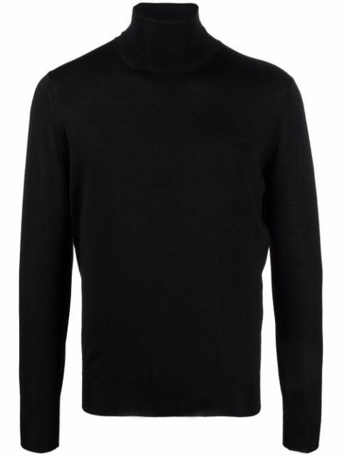 roll neck merino jumper by DELL'OGLIO
